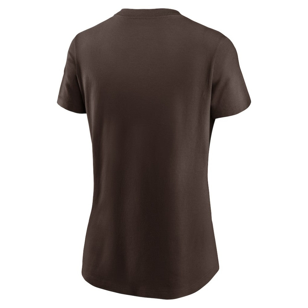 San Diego Padres Women's 2025 MLB Postseason Authentic Collection T-Shirt - Brown | Nike