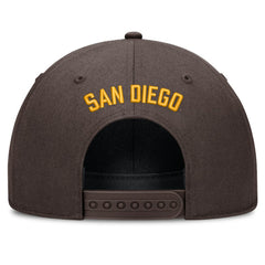 San Diego Padres Cooperstown Rise Adjustable Hat - Brown | Nike