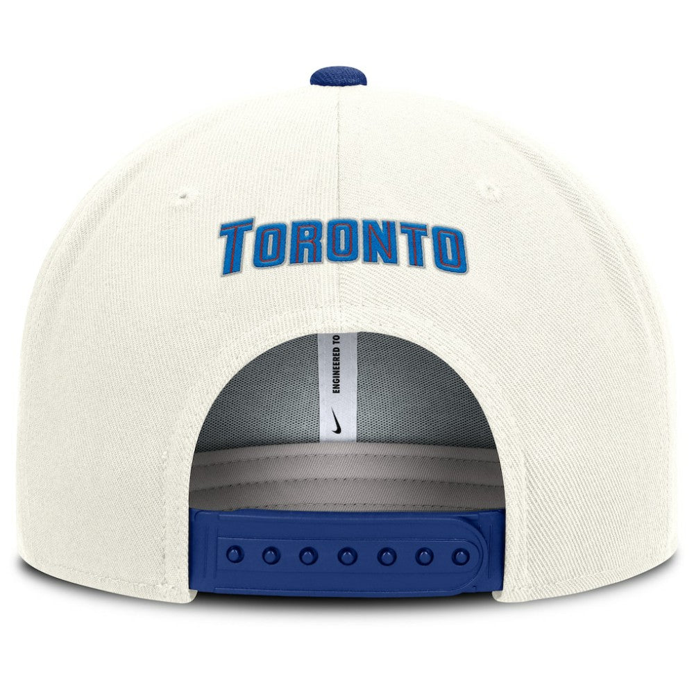 Toronto Blue Jays Cooperstown Pro Dri-FIT Snapback Hat - Cream/Royal | Nike