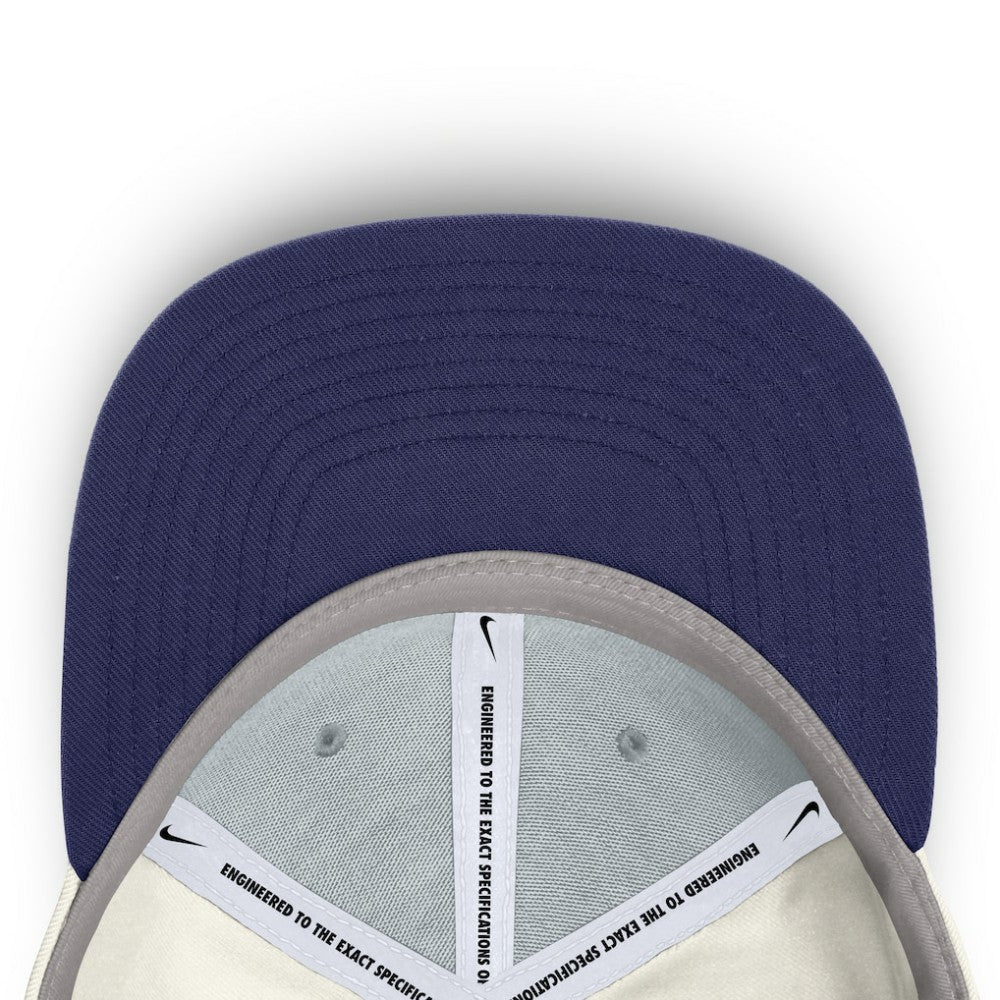 Seattle Mariners Cooperstown Pro Dri-FIT Snapback Hat - Cream/Navy | Nike