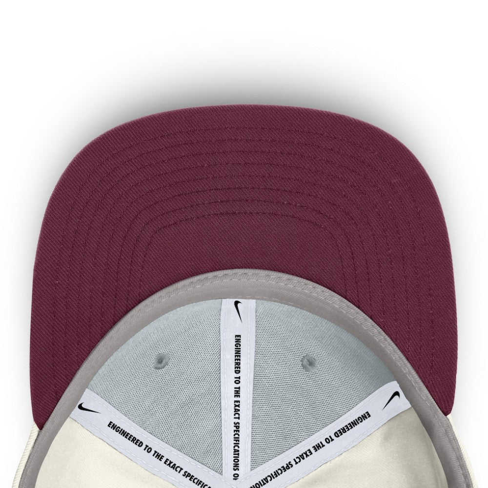 Philadelphia Phillies Cooperstown Pro Dri-FIT Snapback Hat - Cream/Burgundy | Nike