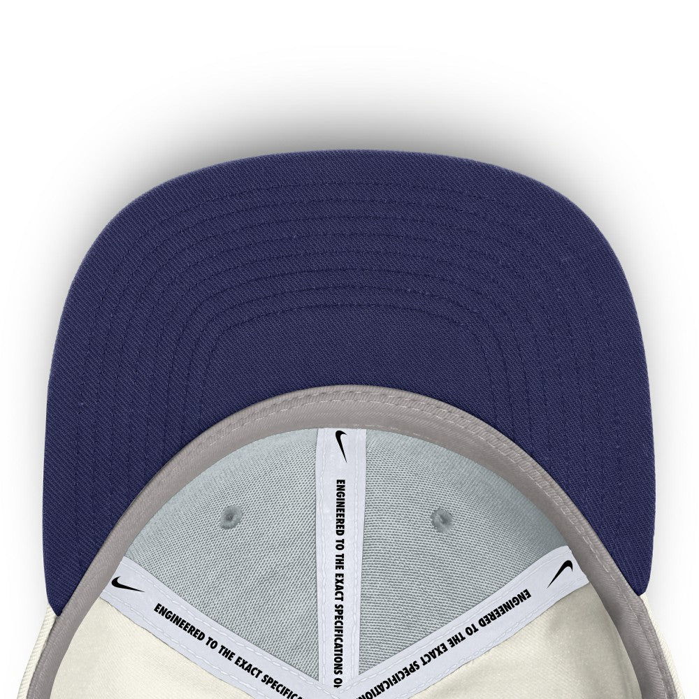 Milwaukee Brewers Cooperstown Pro Dri-FIT Snapback Hat - Cream/Royal | Nike