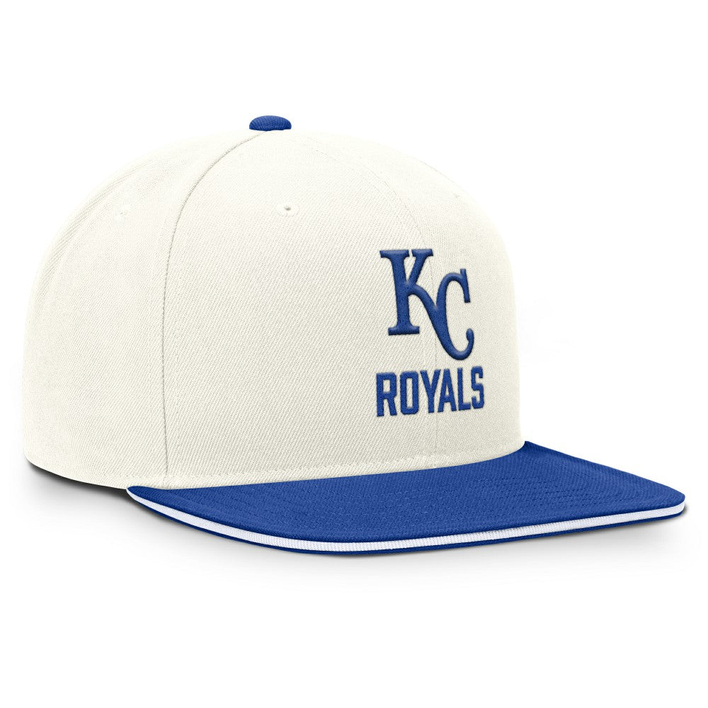Kansas City Royals Cooperstown Pro Dri-FIT Snapback Hat - Cream/Royal | Nike