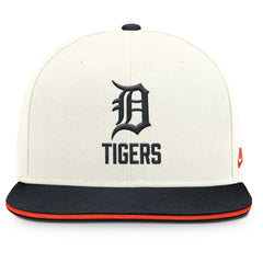 Detroit Tigers Cooperstown Pro Dri-FIT Snapback Hat - Cream/Navy | Nike