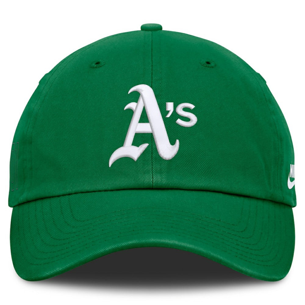 Oakland Athletics Cooperstown Club Adjustable Hat - Green | Nike