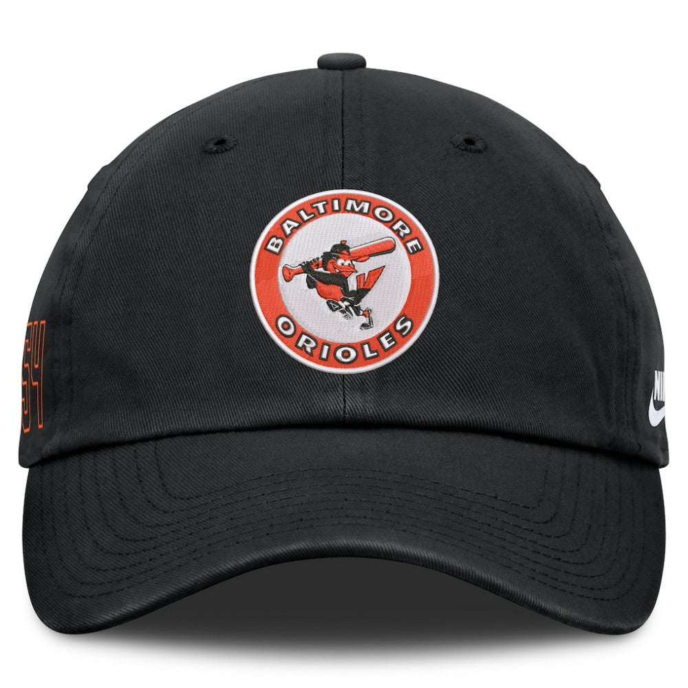 Baltimore Orioles Cooperstown Club Adjustable Hat - Black | Nike