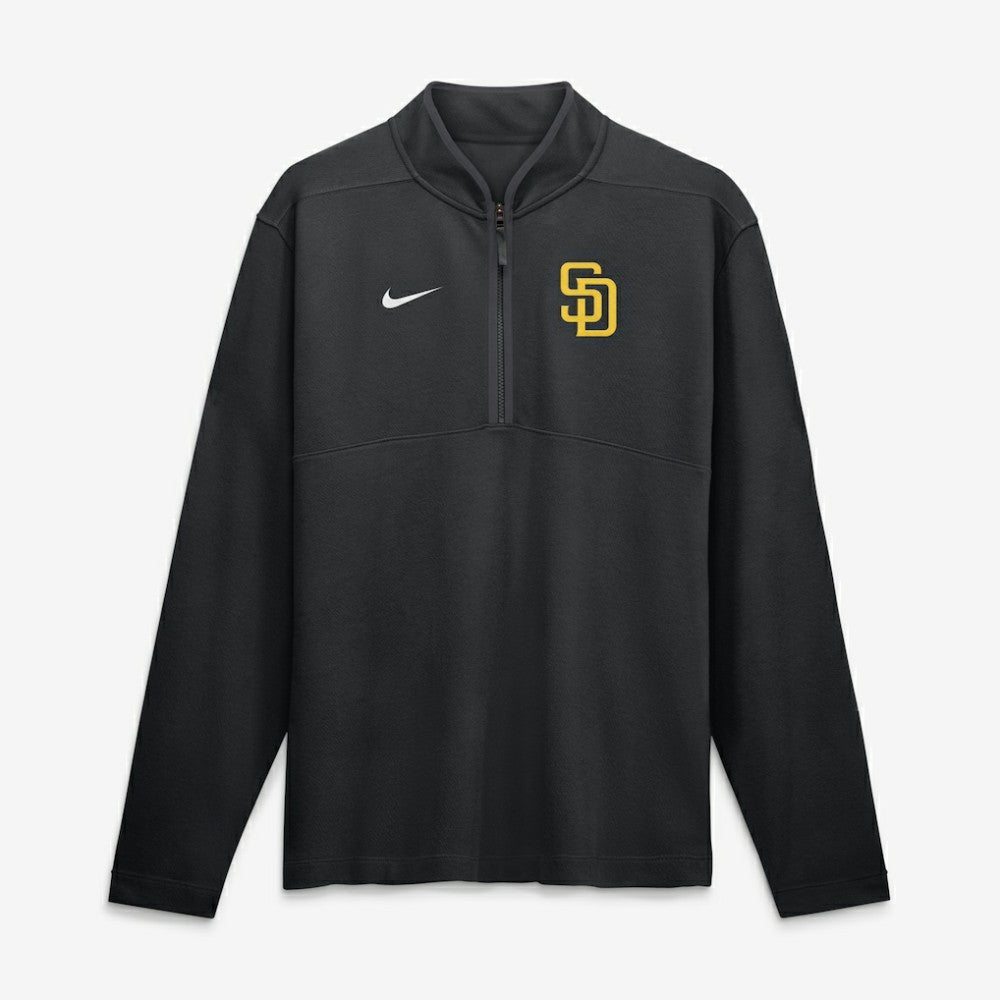 San Diego Padres Dri-FIT Victory Half-Zip Pullover - Black | Nike