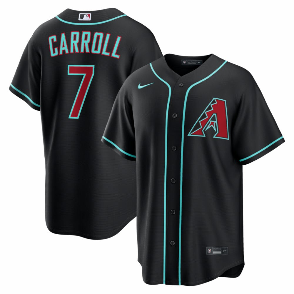 Corbin Carroll Arizona Diamondbacks Alternate Replica Jersey - Black | Nike