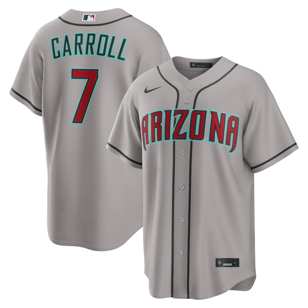 Corbin Carroll Arizona Diamondbacks Road Replica Jersey - Gray | Nike