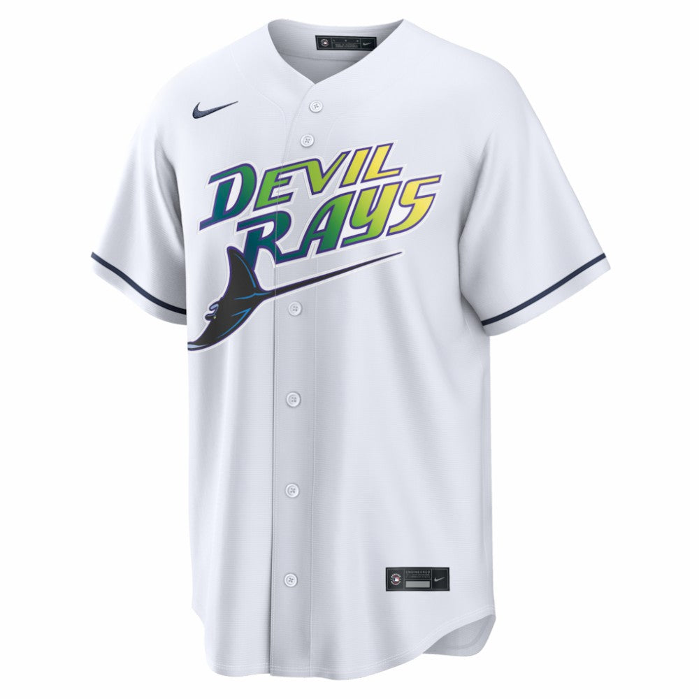 Junior Caminero Tampa Bay Rays Alternate 2 Replica Jersey - White | Nike