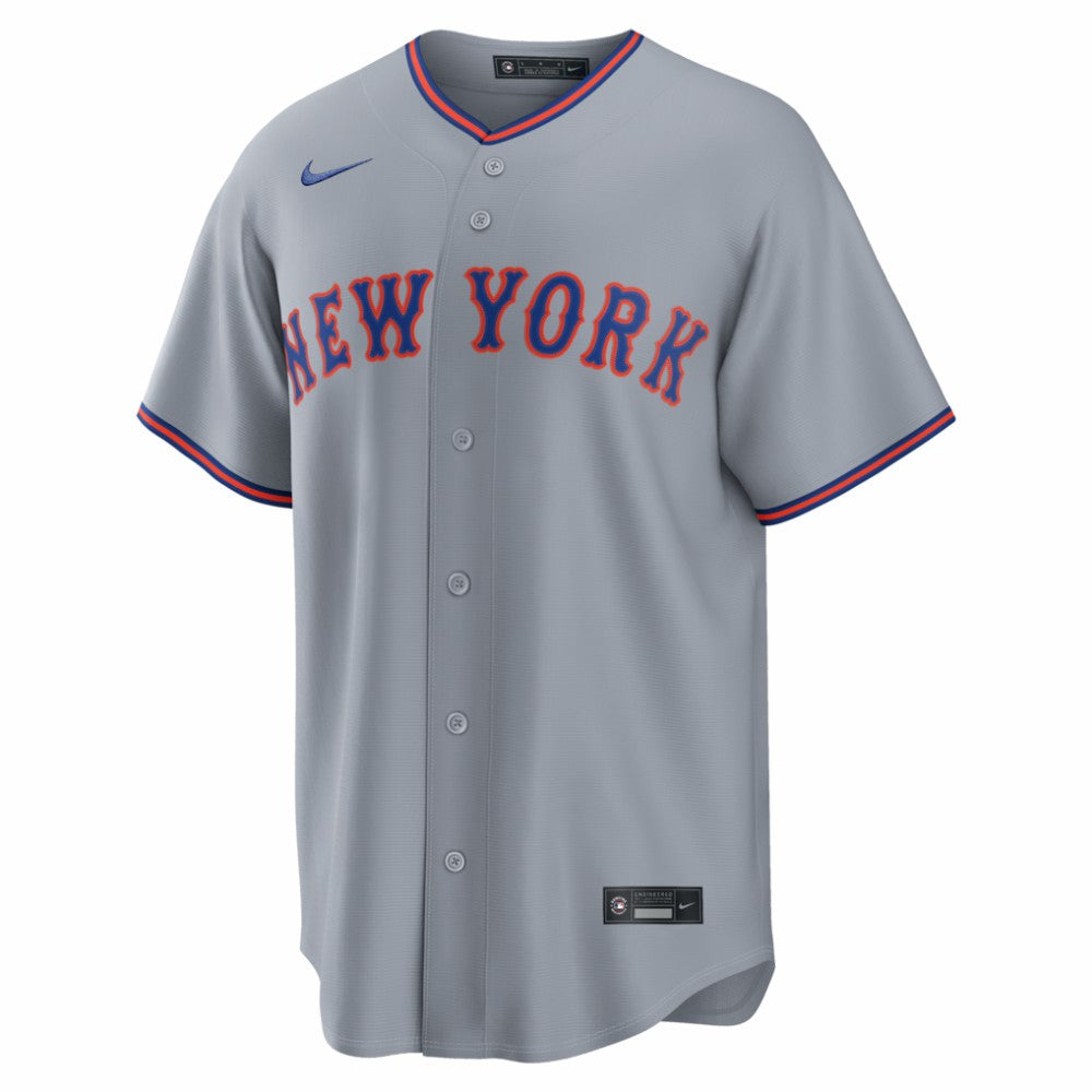 Francisco Lindor New York Mets Road Replica Jersey - Gray | Nike