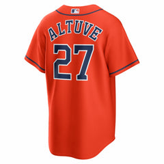 Jose Altuve Houston Astros Alternate Replica Jersey - Orange | Nike