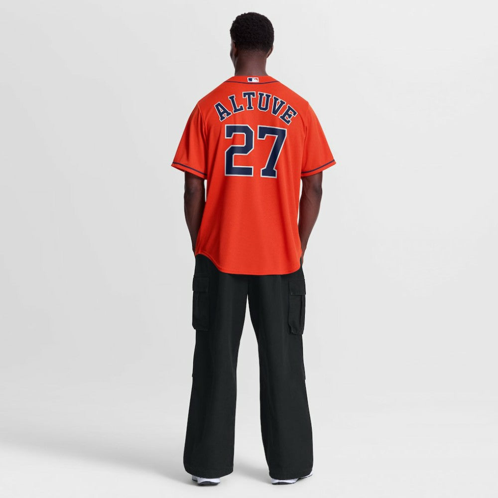 Jose Altuve Houston Astros Alternate Replica Jersey - Orange | Nike