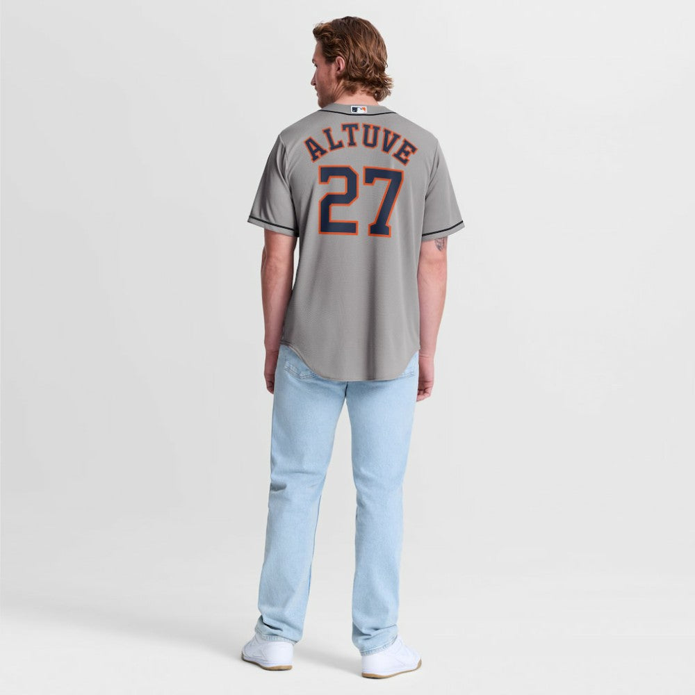 Jose Altuve Houston Astros Road Replica Jersey - Gray | Nike