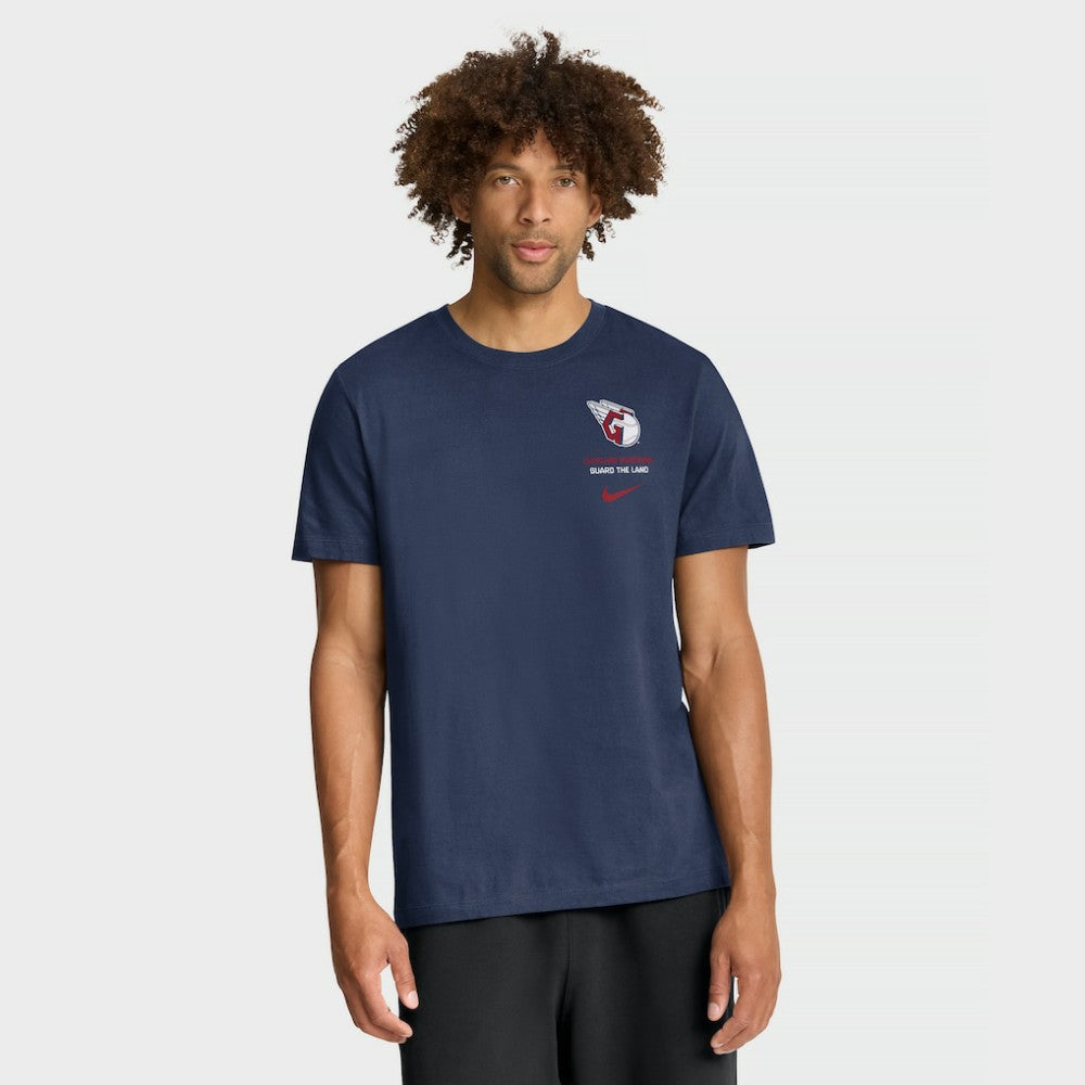 Cleveland Guardians Primetime 2-Hit T-Shirt - Navy | Nike