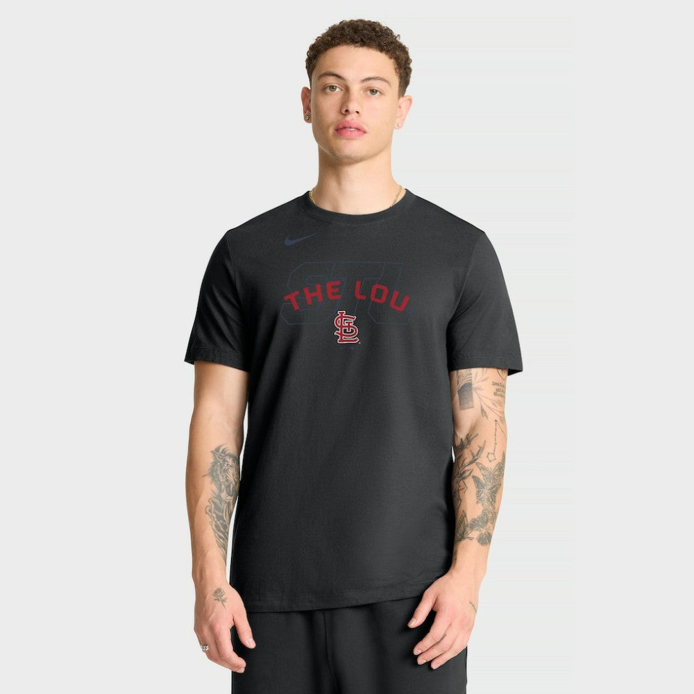St. Louis Cardinals Primetime Fashion T-Shirt - Black | Nike