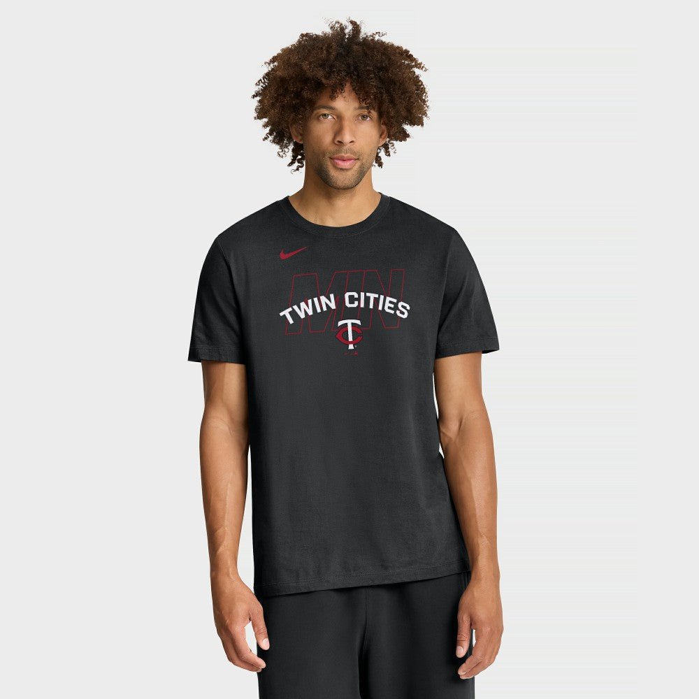 Minnesota Twins Primetime Fashion T-Shirt - Black | Nike