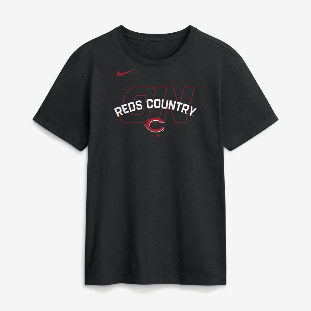 Cincinnati Reds Primetime Fashion T-Shirt - Black | Nike