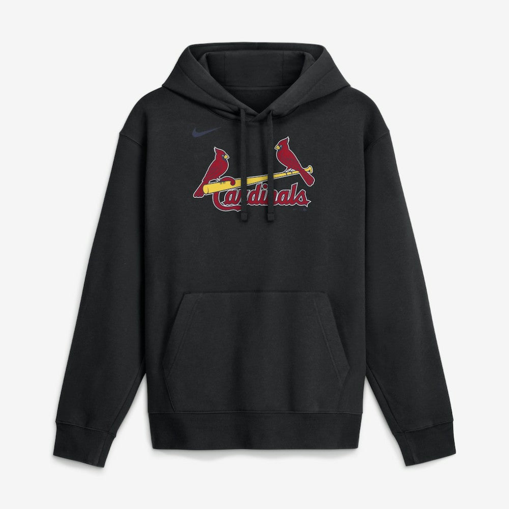 St. Louis Cardinals Dri-Fit Club Hoodie - Black | Nike