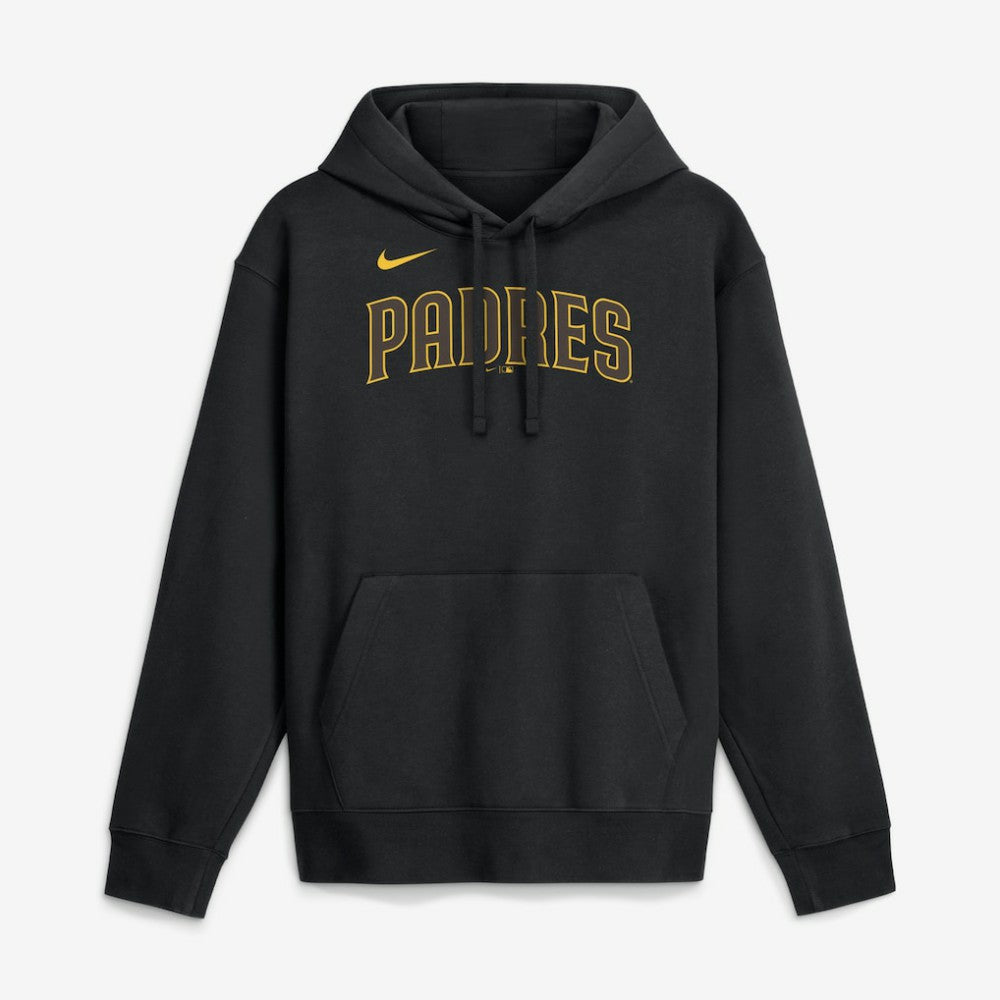 San Diego Padres Dri-Fit Club Hoodie - Black | Nike