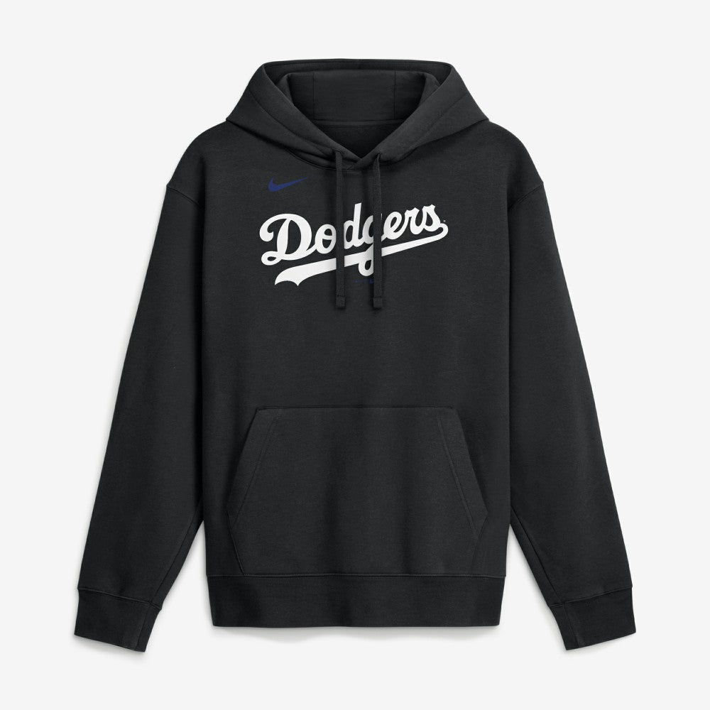 Los Angeles Dodgers Dri-Fit Club Hoodie - Black | Nike