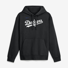Los Angeles Dodgers Dri-Fit Club Hoodie - Black | Nike