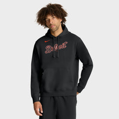 Detroit Tigers Dri-Fit Club Hoodie - Black | Nike