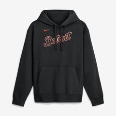 Detroit Tigers Dri-Fit Club Hoodie - Black | Nike
