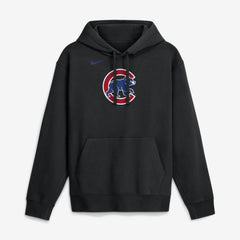 Chicago Cubs Dri-Fit Club Hoodie - Black | Nike