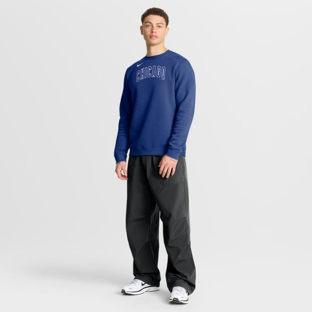 Chicago Cubs Primetime Wordmark Sweatshirt - Royal | Nike