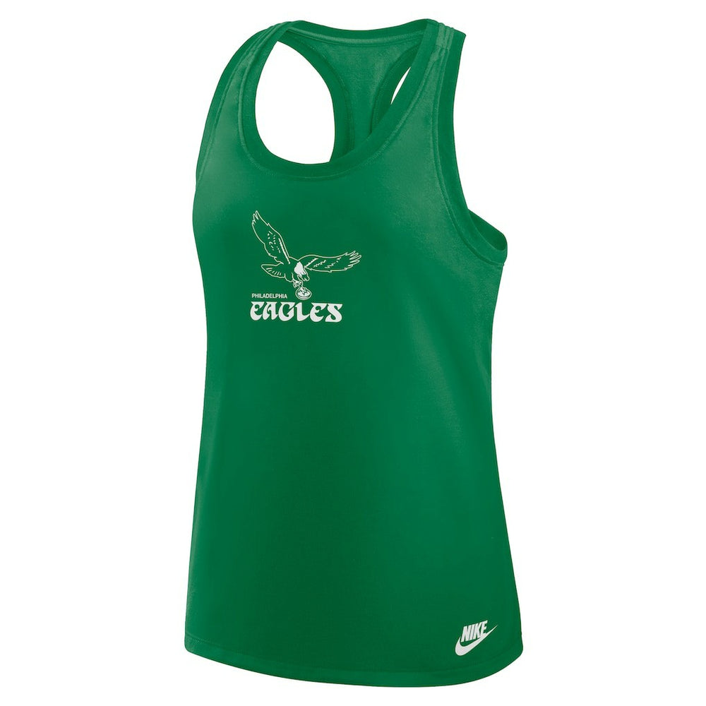 Philadelphia Eagles Women's Hurry Up Tri-Blend Dri-FIT Tank Top - Kelly Green | Nike for sale