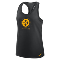Pittsburgh Steelers Women's Hurry Up Tri-Blend Dri-FIT Tank Top - Black | Nike sale