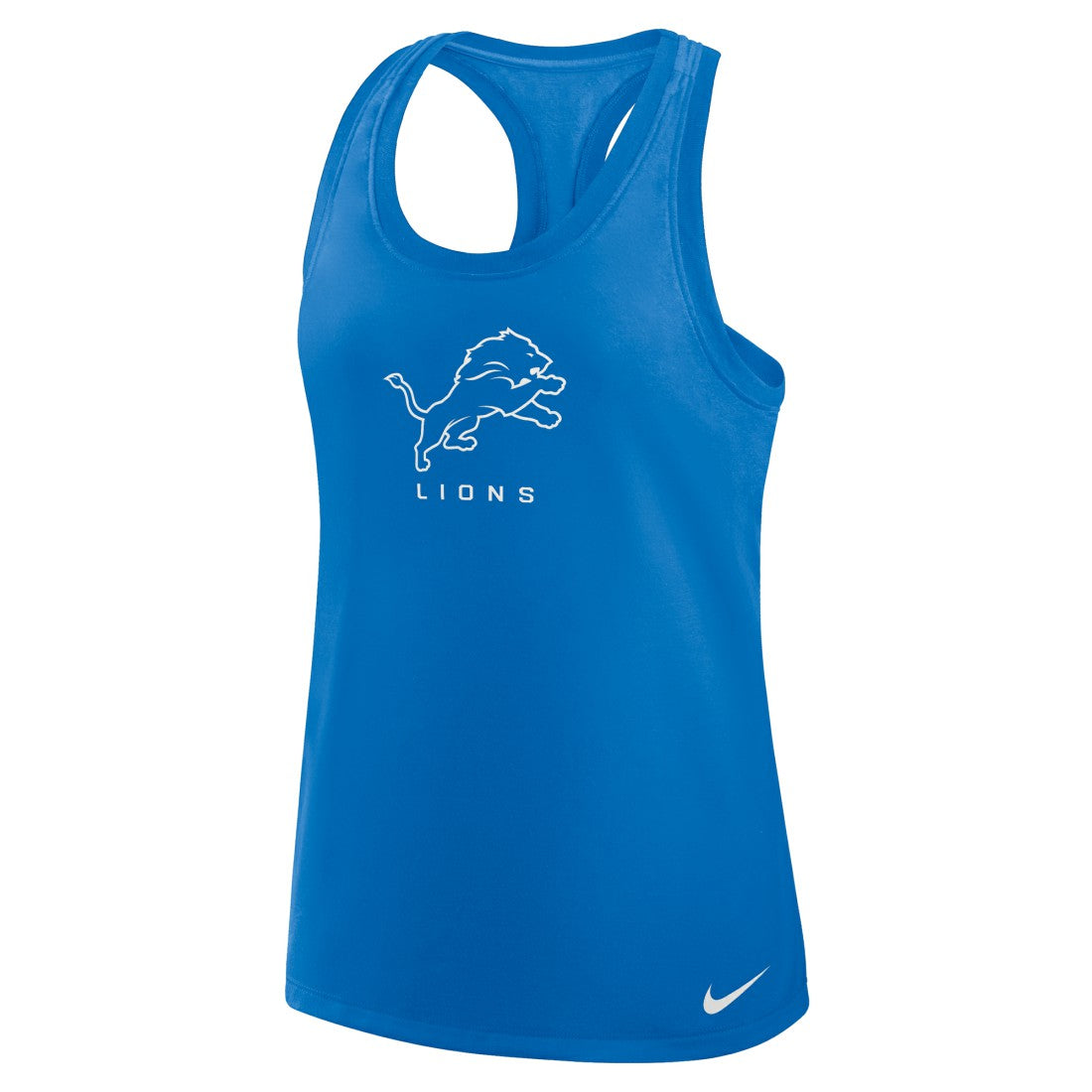 Detroit Lions Women's Hurry Up Tri-Blend Dri-FIT Tank Top - Blue | Nike discount