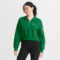 Philadelphia Eagles Women's Phoenix Fleece Quarter-Zip Sweatshirt - Kelly Green | Nike for sale