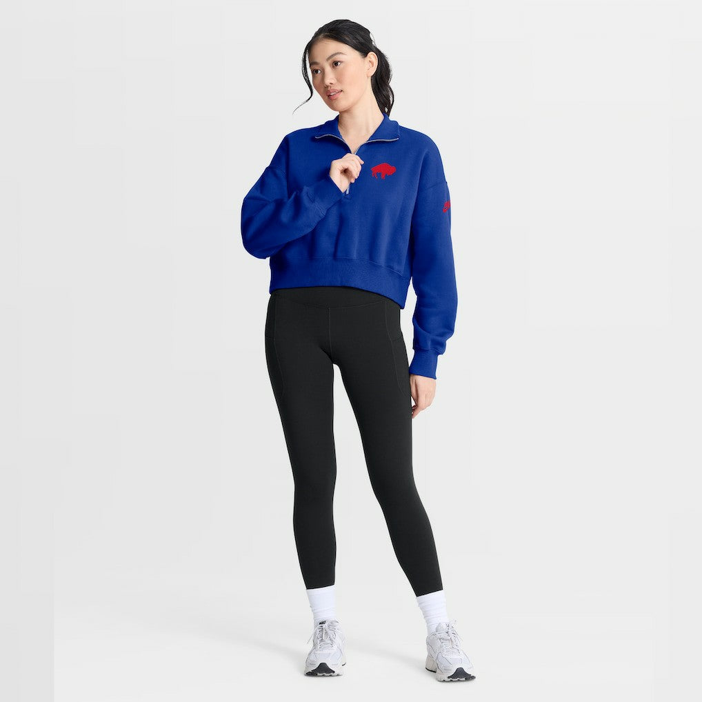 Buffalo Bills Women's Phoenix Fleece Quarter-Zip Sweatshirt - Royal | Nike discount