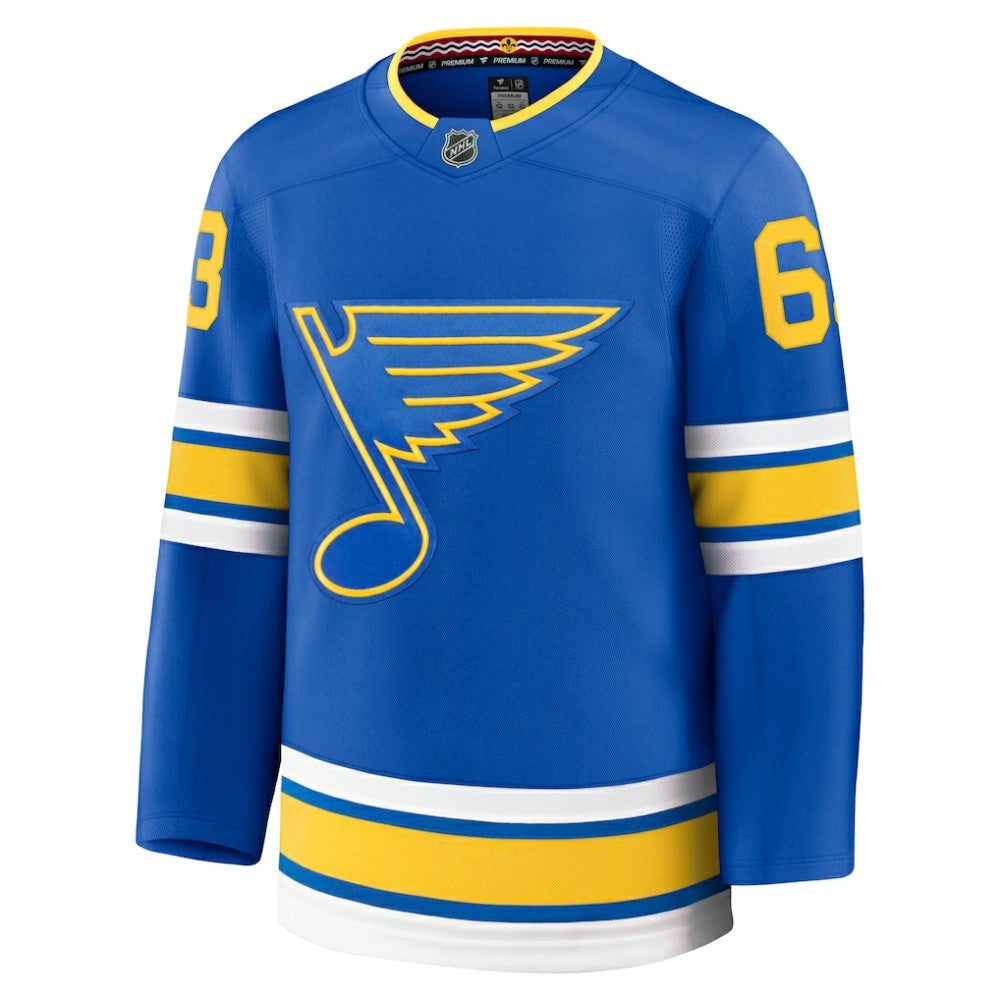 Jake Neighbours St. Louis Blues Fanatics Home Premium Jersey Blue