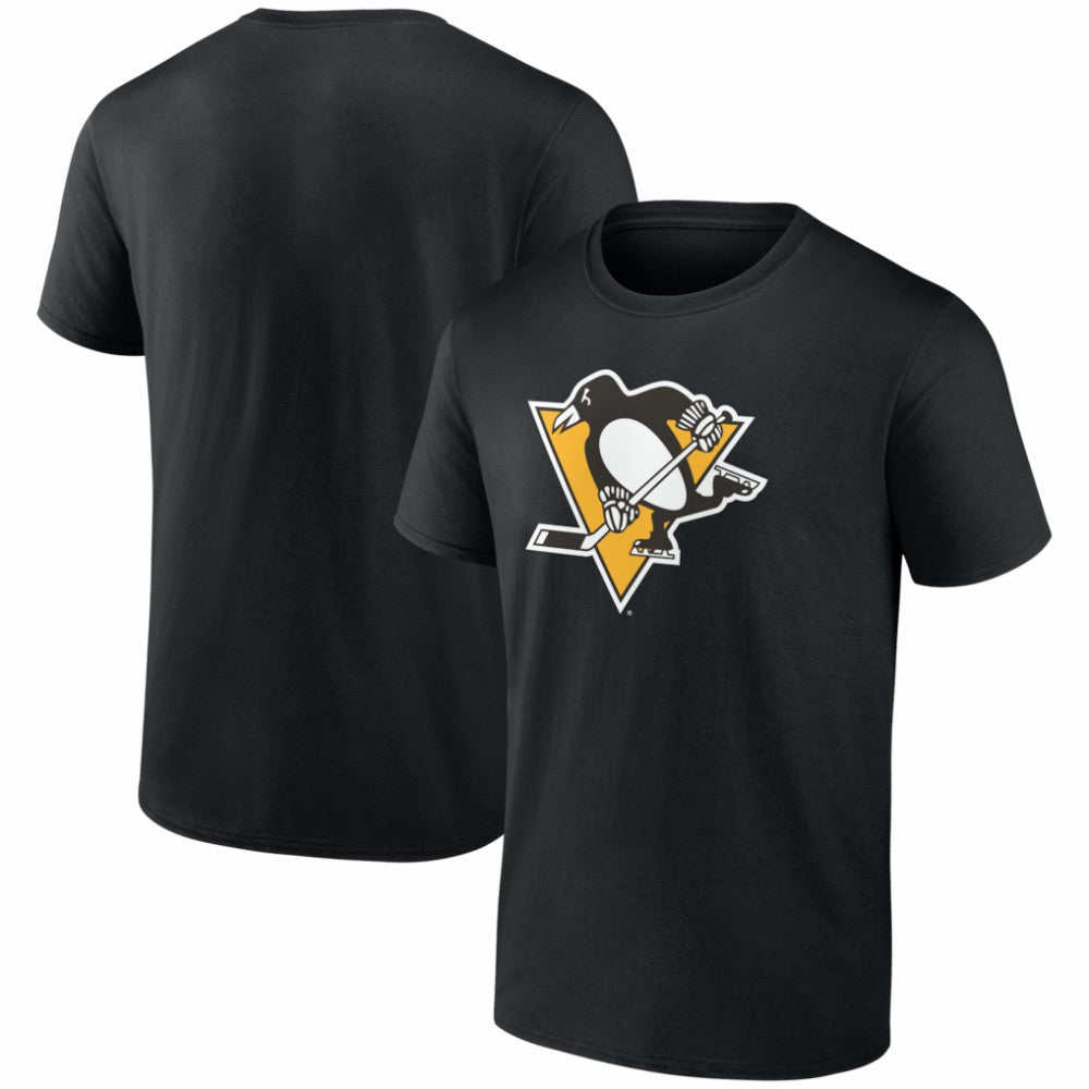 Pittsburgh Penguins Logo Athletic Essential T-Shirt Black