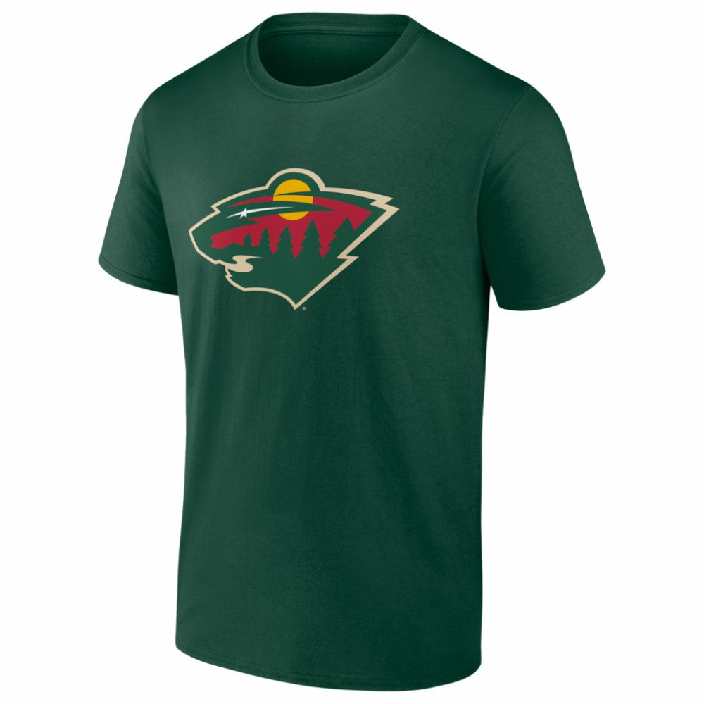 Minnesota Wild Logo Athletic Essential T-Shirt Green