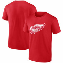 Detroit Red Wings Logo Athletic Essential T-Shirt Red