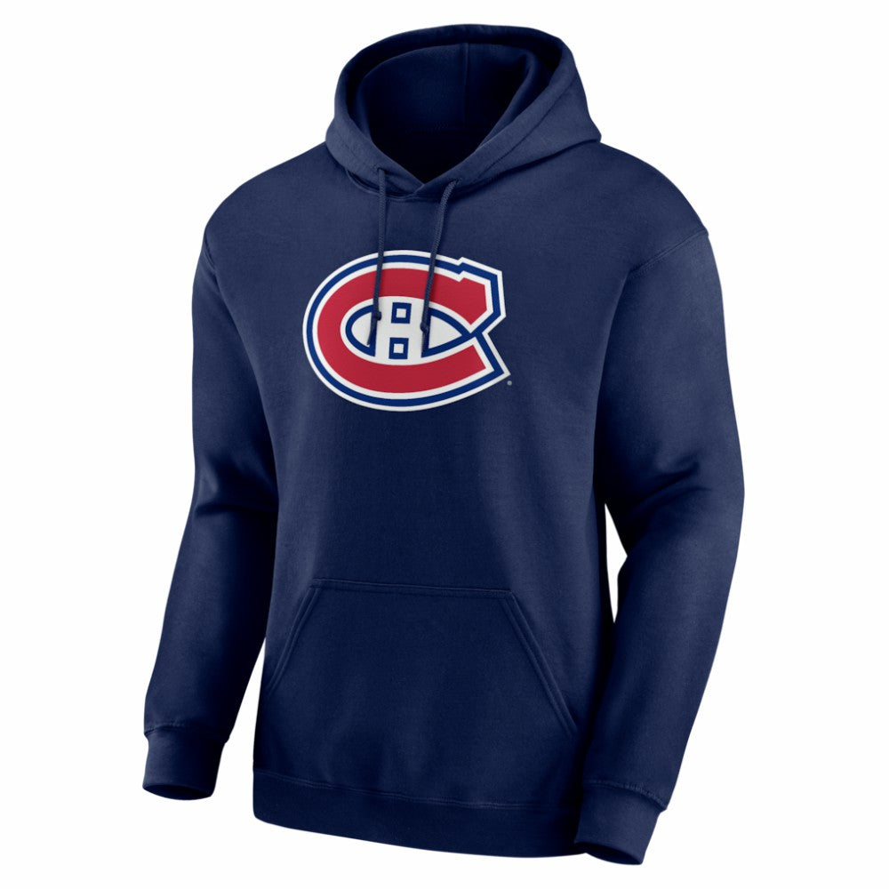 Montreal Canadiens Logo Athletic Essential Hoodie Navy