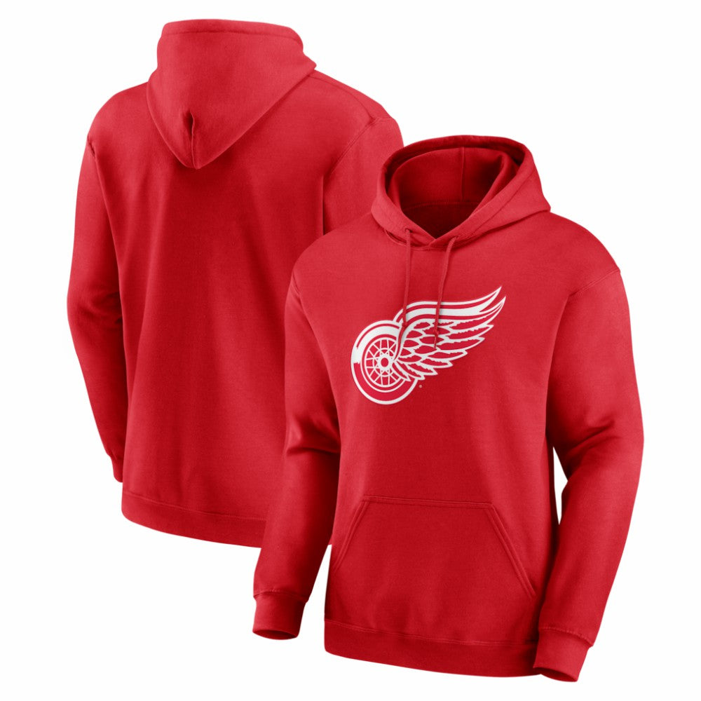 Detroit Red Wings Logo Athletic Essential Hoodie Red