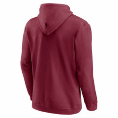 Colorado Avalanche Logo Athletic Essential Hoodie Burgundy