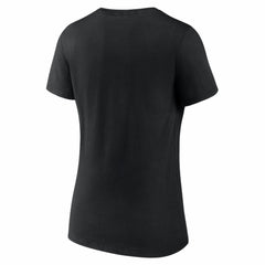 Ottawa Senators Logo Athletic Women's Arch Victory V-Neck T-Shirt Black