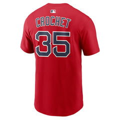 Garrett Crochet Boston Red Sox Name & Number T-Shirt - Red | Nike