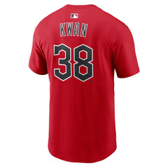 Steven Kwan Cleveland Guardians Name & Number T-Shirt - Red | Nike
