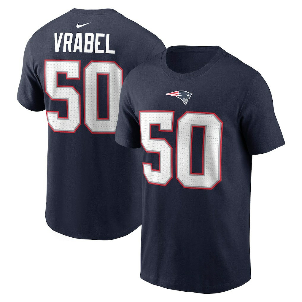 Mike Vrabel New England Patriots Retired Player Name & Number T-Shirt - Navy | Nike on sale