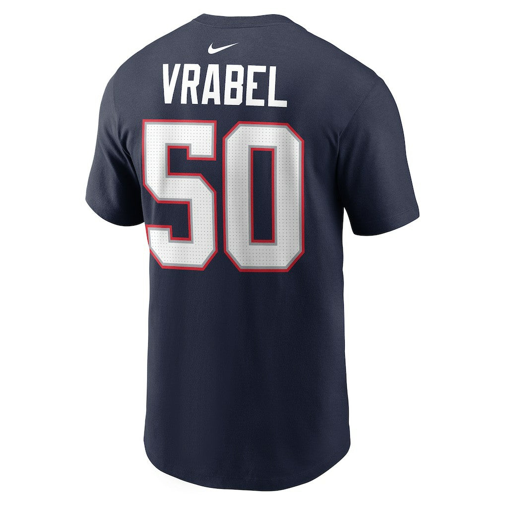 Mike Vrabel New England Patriots Retired Player Name & Number T-Shirt - Navy | Nike on sale