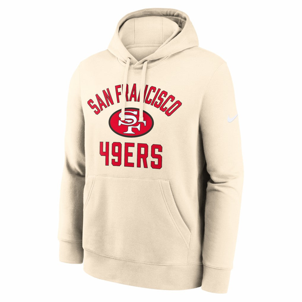 San Francisco 49ers Club Hoodie - Natural | Nike online