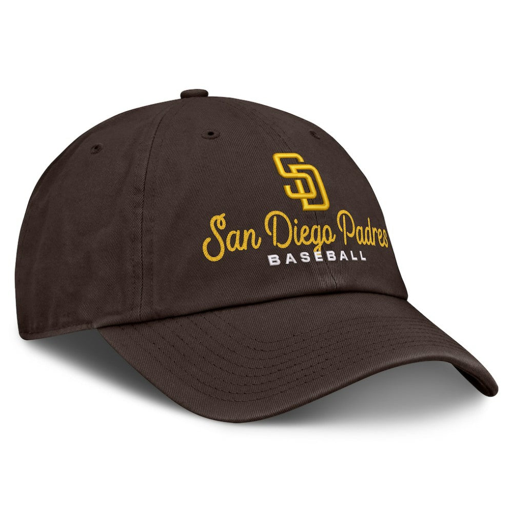 San Diego Padres Women's Velocity Adjustable Hat - Brown