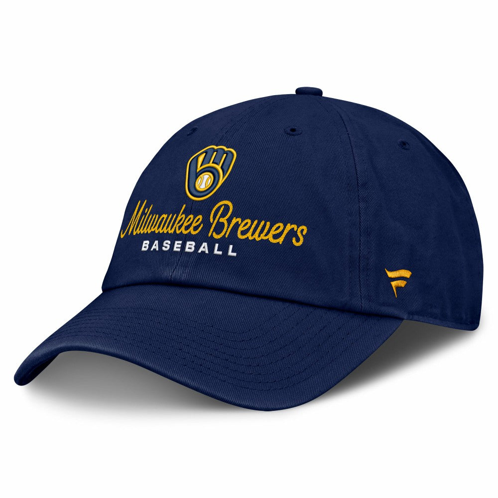 Milwaukee Brewers Women's Velocity Adjustable Hat - Navy